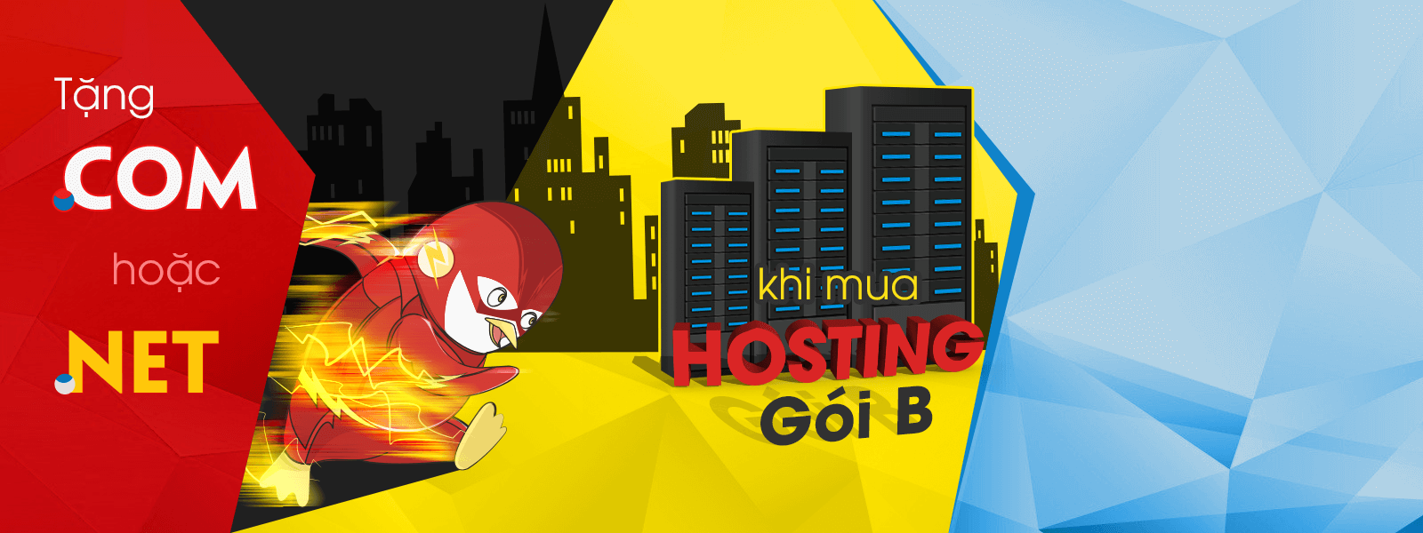 Mua hosting tặng tên miền