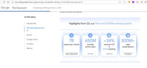 Báo Cáo Quý 3 Của Google: AI Mode & AI Overviews Thúc Đẩy Tăng Trưởng Search